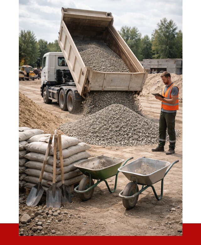 Доставка нерудных материалов в Нижневартовске от 1243 руб. | ПРОНЕРУДНжт