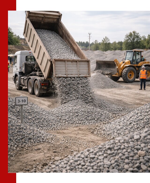 Гранитный щебень фракции 3–10: доставка и продажа в Нижневартовске