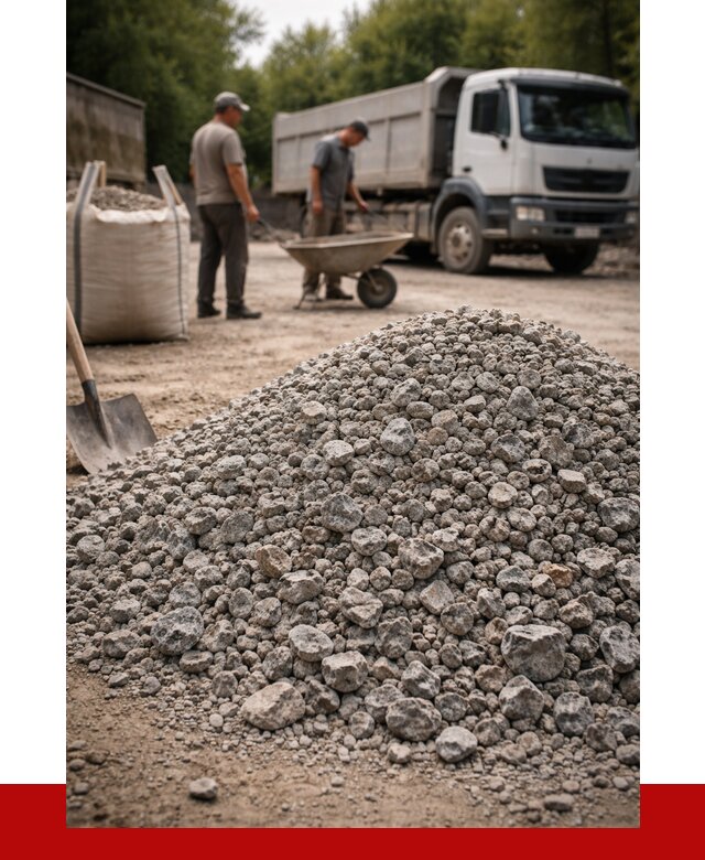 Гранитный щебень фракция 20-40 в Нижневартовске от 3315 руб. ПРОНЕРУДНжт