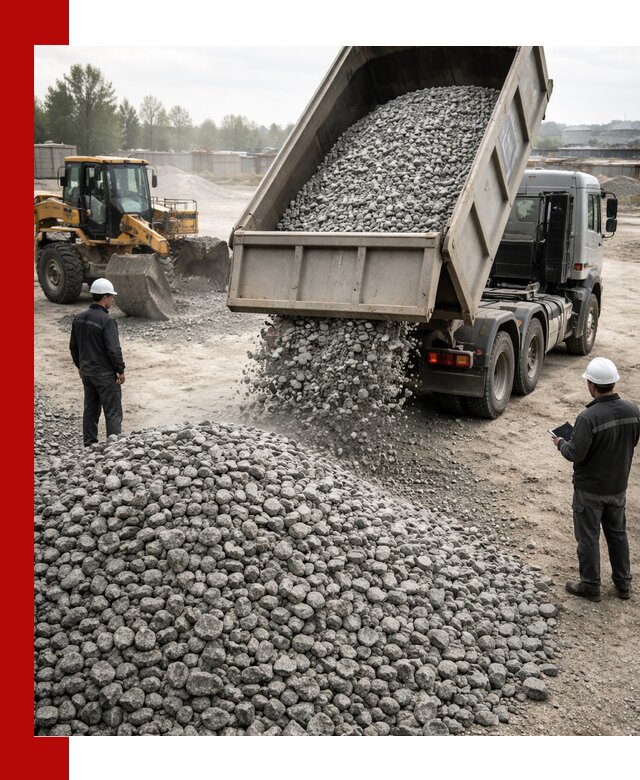 Доставка гранитного щебня фракции 20-40 в Нижневартовске