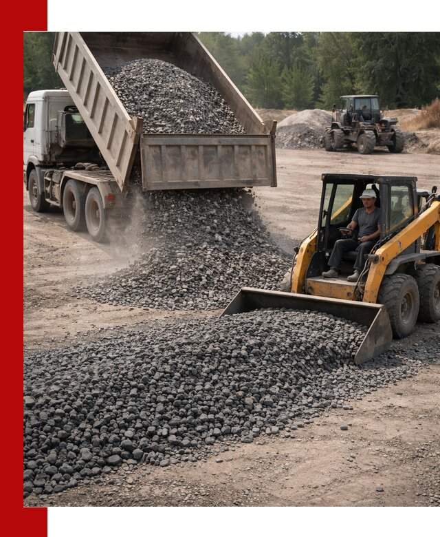 Гранитный щебень фракция 40-70 с доставкой в Нижневартовске