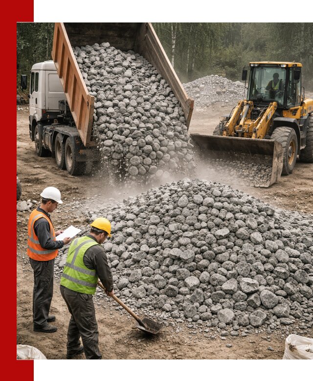 Гранитный щебень фракция 70-150 доставка в Нижневартовске