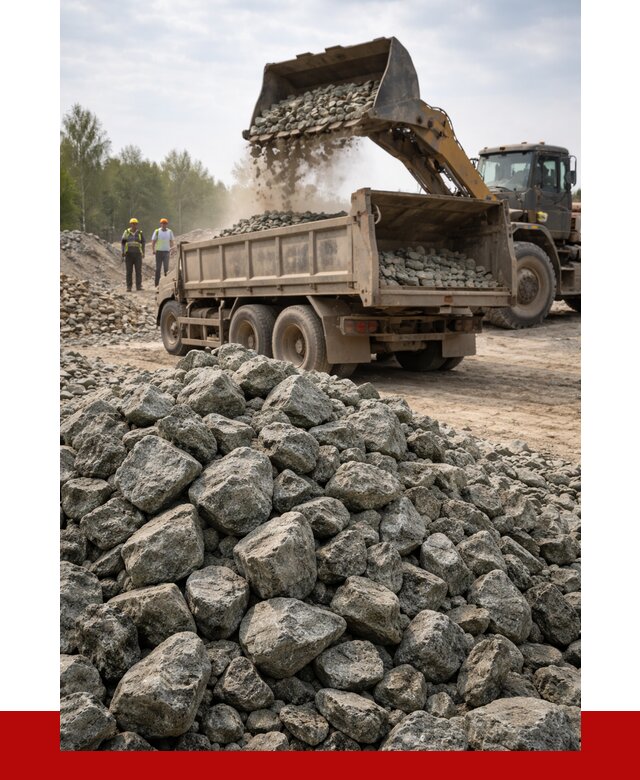 Щебень габбро диабаз фракция 70-150 в Нижневартовске от 2901 р.|ПРОНЕРУДНжт