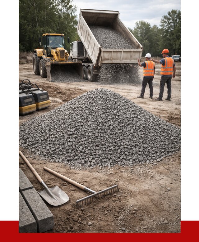 Гравийный щебень купить в Нижневартовске от 2279 р. ПРОНЕРУДНжт