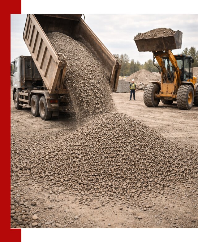 Гравийный щебень фракция 3–10 с доставкой в Нижневартовске