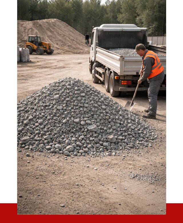 Гравийный щебень фракция 5-10 в Нижневартовске от 2279 р. | ПРОНЕРУДНжт