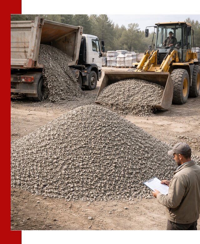 Гравийный щебень фракция 5–10 с доставкой в Нижневартовске