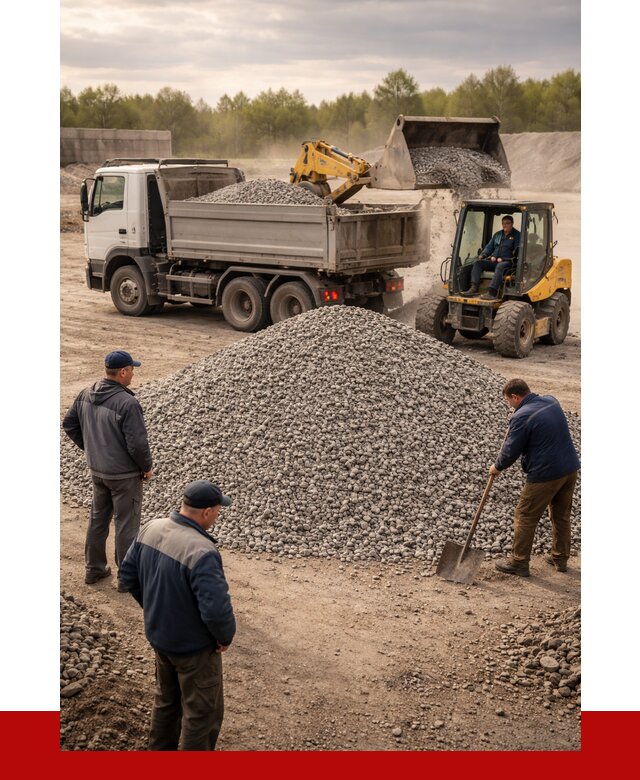 Гравийный щебень фракция 5-20 в Нижневартовске от 2486 р. ПРОНЕРУДНжт