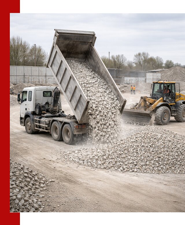 Доставка и продажа известнякового щебня в Нижневартовске