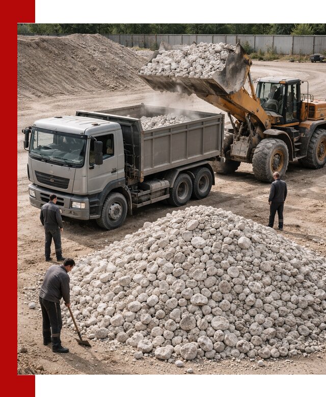 Известняковый щебень фракция 70–150 с доставкой в Нижневартовске