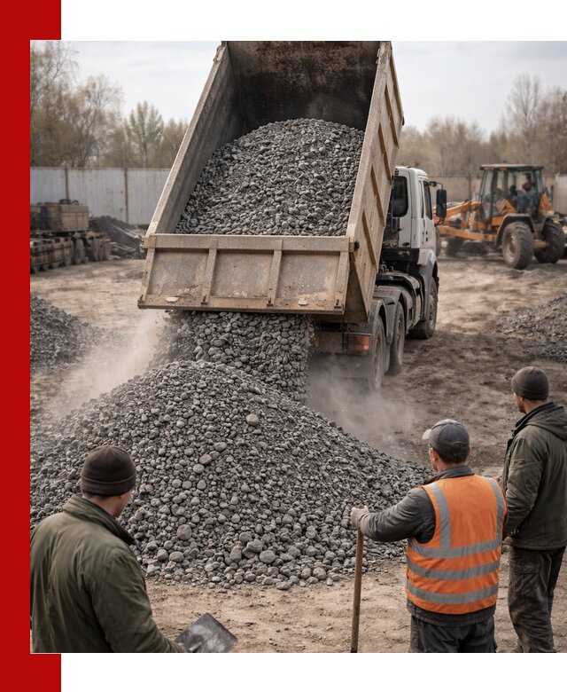 Доставка шлакового щебня в удобные сроки по выгодной цене в Нижневартовске