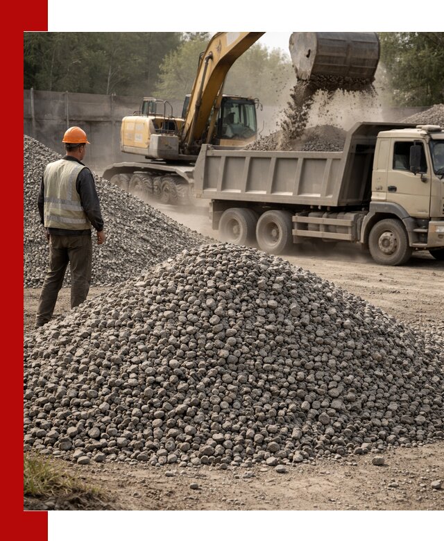 Шлаковый щебень фракция 5-20 с доставкой в Нижневартовске
