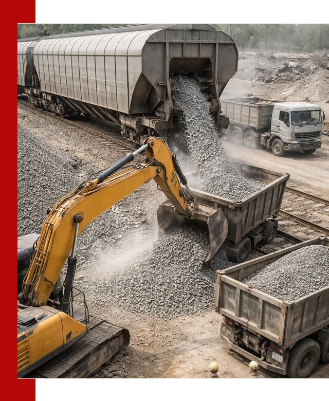 Доставка железнодорожного щебня в Нижневартовске крупными партиями быстрого отгруза