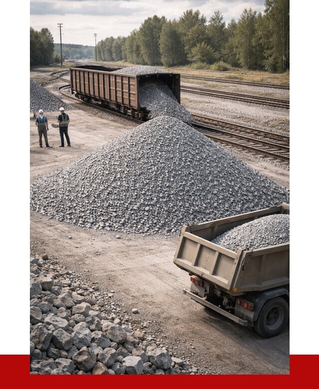 Железнодорожный щебень 20-60 в Нижневартовске от 1761 р. | ПРОНЕРУДНжт