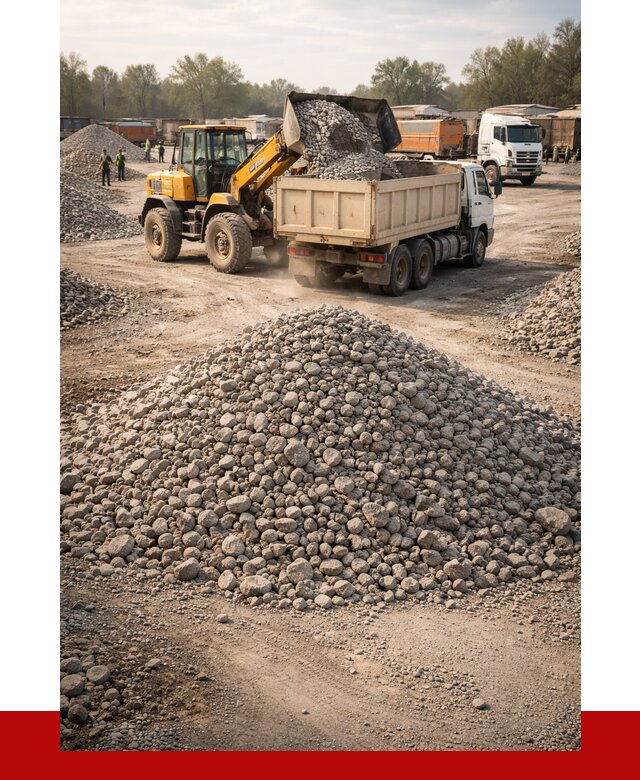 Вторичный щебень фракция 40-70 в Нижневартовске от 1803 р, ПРОНЕРУДНжт