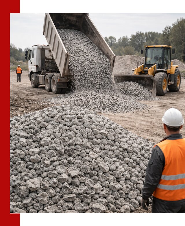 Доставка бетонного щебня фракции 20-40 в Нижневартовске