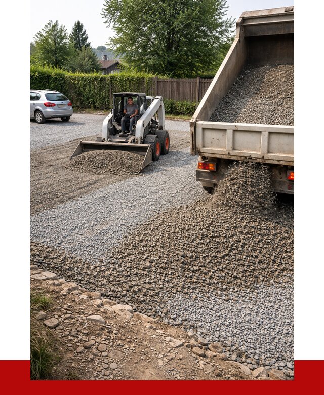 Щебень для парковки в Нижневартовске с доставкой от 1243 р.| ПРОНЕРУДНжт