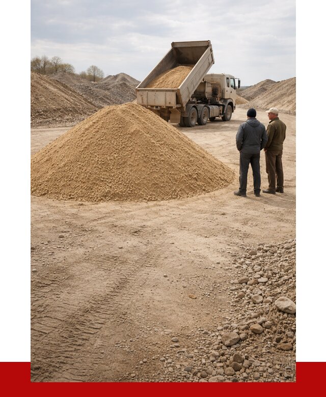 Карьерный песок крупнозернистый в Нижневартовске от 8806 р | ПРОНЕРУДНжт