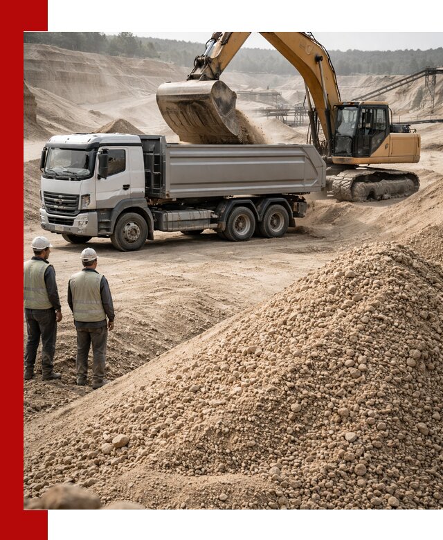 Карьерный крупнозернистый песок с доставкой в Нижневартовске