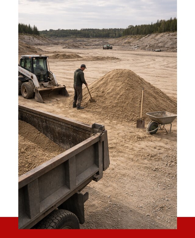Карьерный песок среднезернистый в Нижневартовске, от 2279 р. ПРОНЕРУДНжт