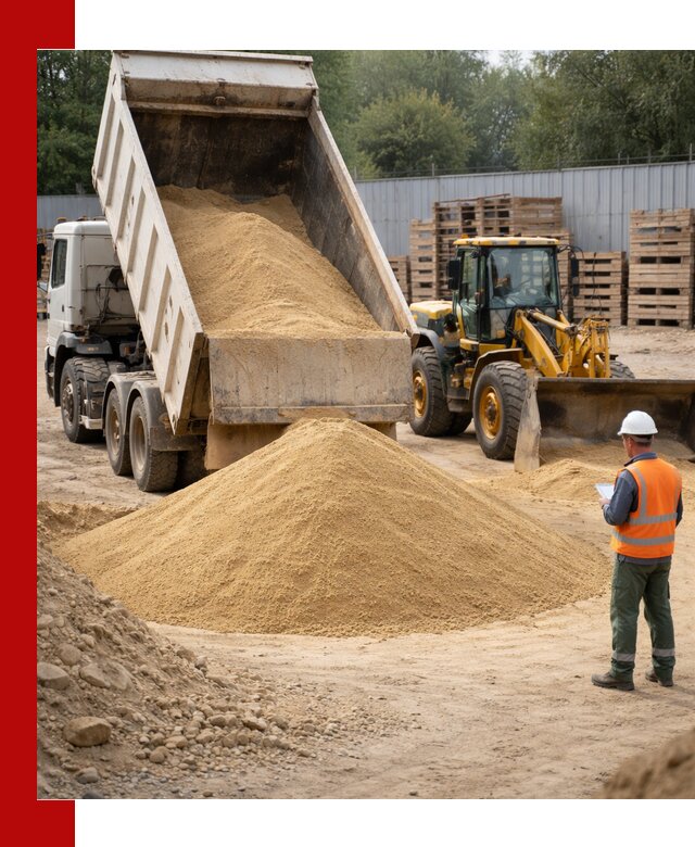 Доставка карьерного мелкозернистого песка в Нижневартовске