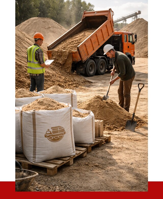 Строительный песок в Нижневартовске от 2279 р. с доставкой, ПРОНЕРУДНжт