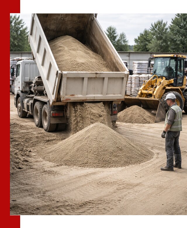Поставка и доставка песка для бетона в Нижневартовске