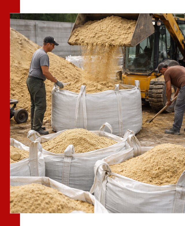 Поставка качественного песка для кладки в Нижневартовске