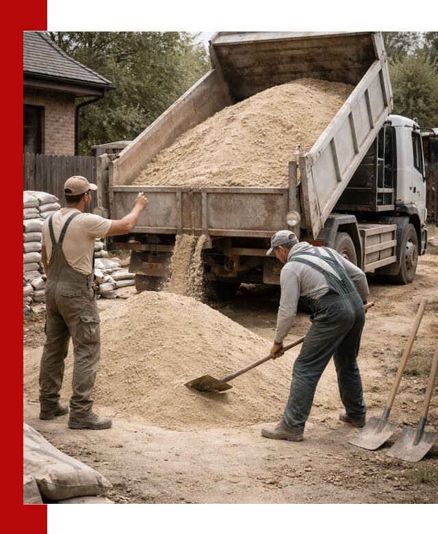Песок для штукатурки с доставкой в Нижневартовске качественный и чистый