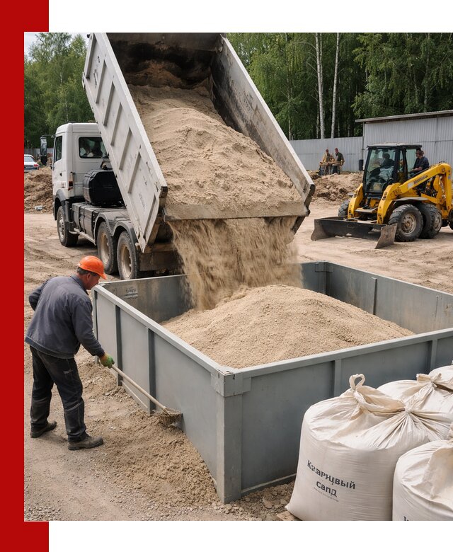 Кварцевый песок для фильтра в Нижневартовске — доставка и качество