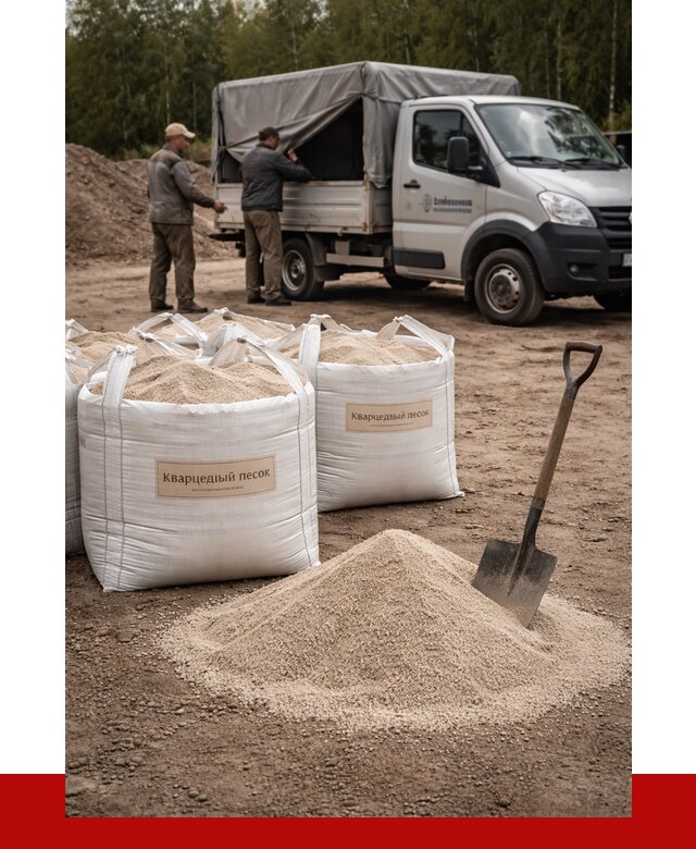 Кварцевый песок для пескоструя в Нижневартовске от 4662 р. | ПРОНЕРУДНжт