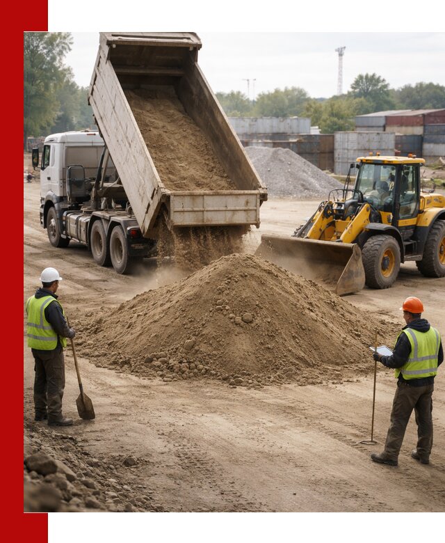 Доставка и продажа пескогрунта оптом и в розницу в Нижневартовске