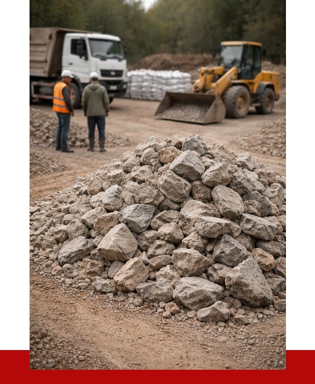Купить бутовый камень с доставкой в Нижневартовске от 2383 р. | ПРОНЕРУДНжт