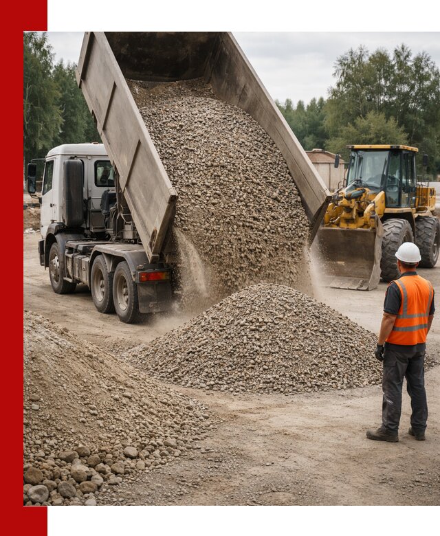 Доставка щпс в Нижневартовске — щебеночно-песчаная смесь под заборы и дорожки