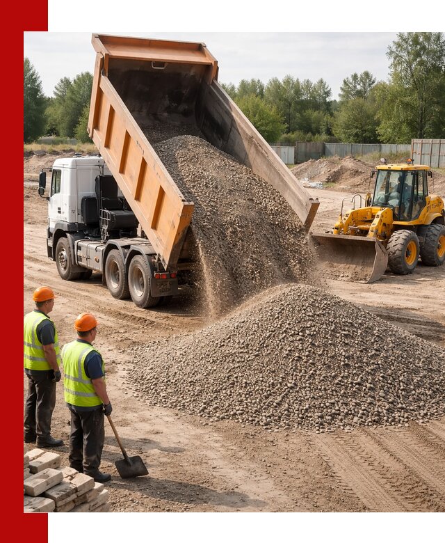 Доставка щебёночно-песчаной смеси ЩПС С7 в Нижневартовске