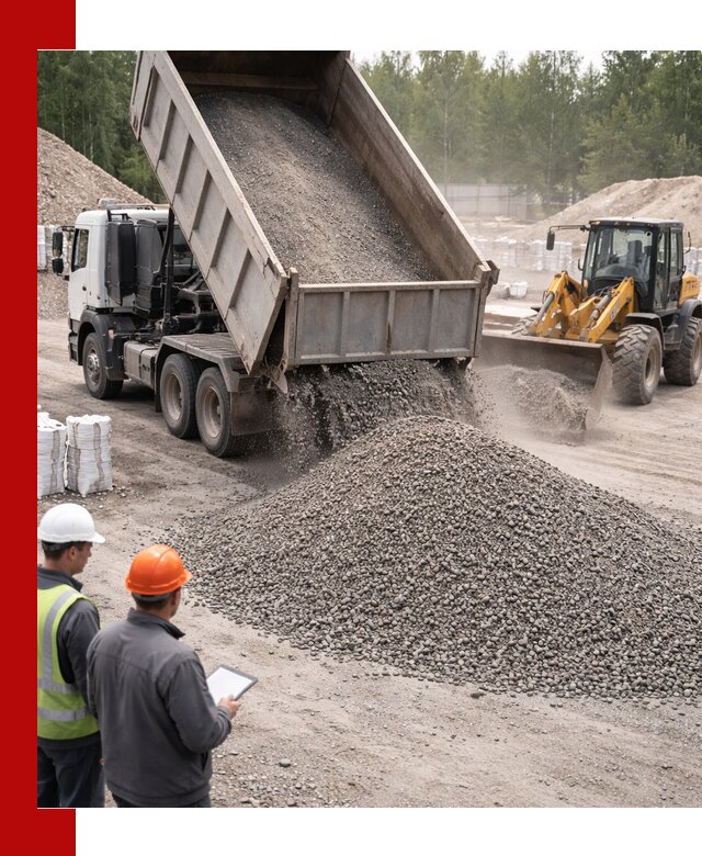 Доставка и продажа гранитного отсева 0-10 в Нижневартовске