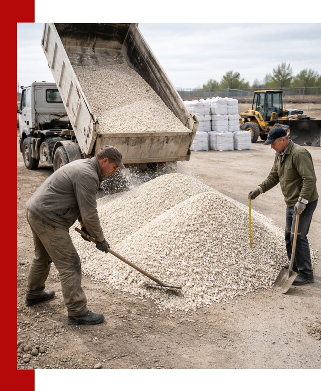 Мраморная крошка с доставкой и разгрузкой в Нижневартовске