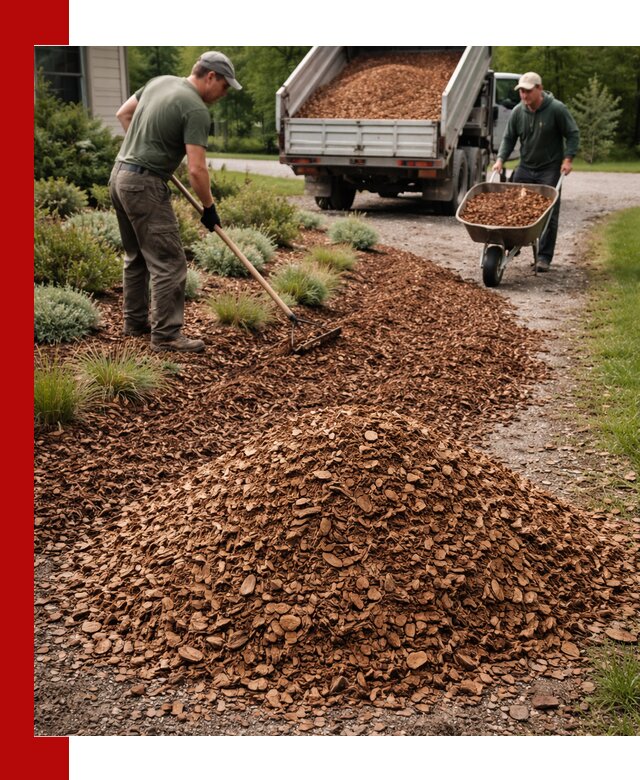 Крошка для мульчирования с доставкой в Нижневартовске