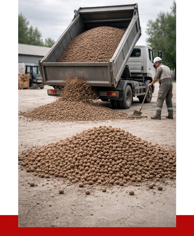 Керамзит с доставкой в Нижневартовске от 4351 р. за м3 | ПРОНЕРУДНжт