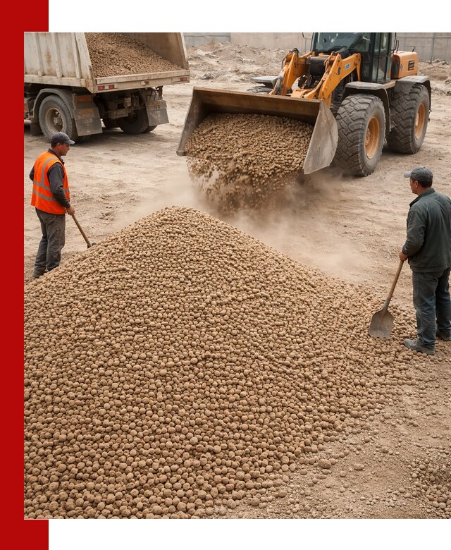 Керамзит фракция 10-20 с доставкой в Нижневартовске