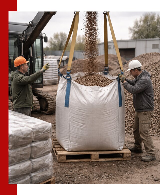 Керамзит в биг-бегах с доставкой в Нижневартовске