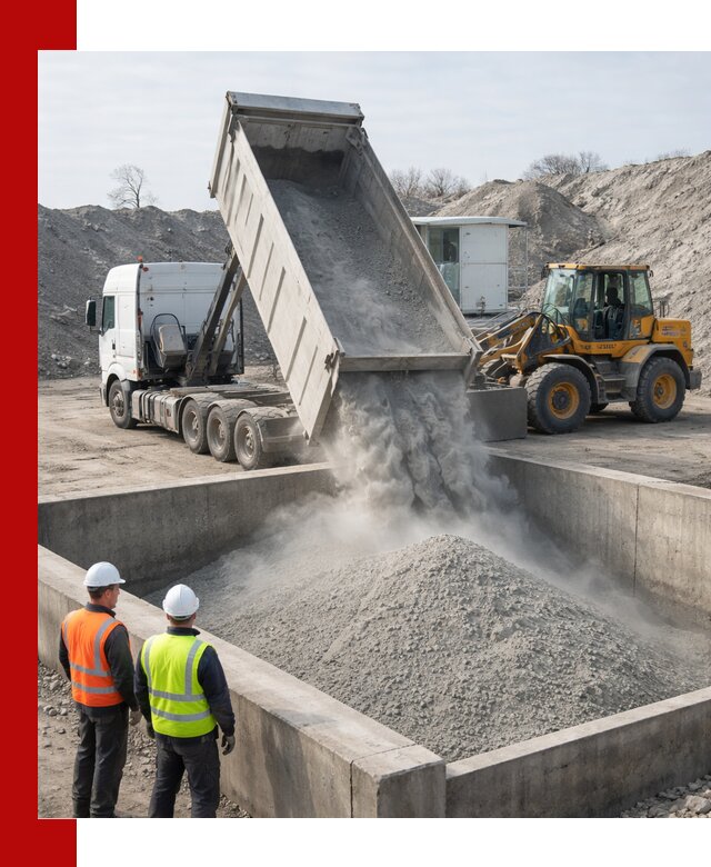 Доставка цемента навалом в Нижневартовске крупными партиями