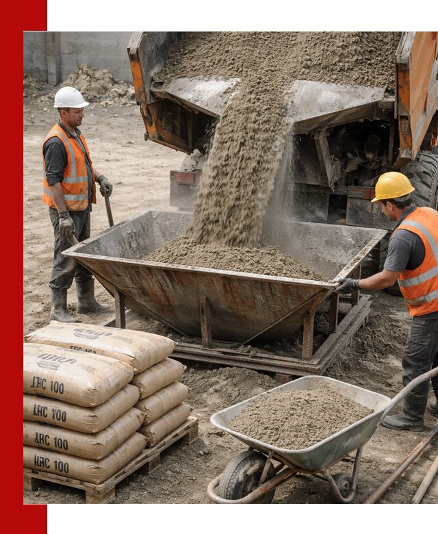 Доставка цементно-песчаной смеси М100 в Нижневартовске