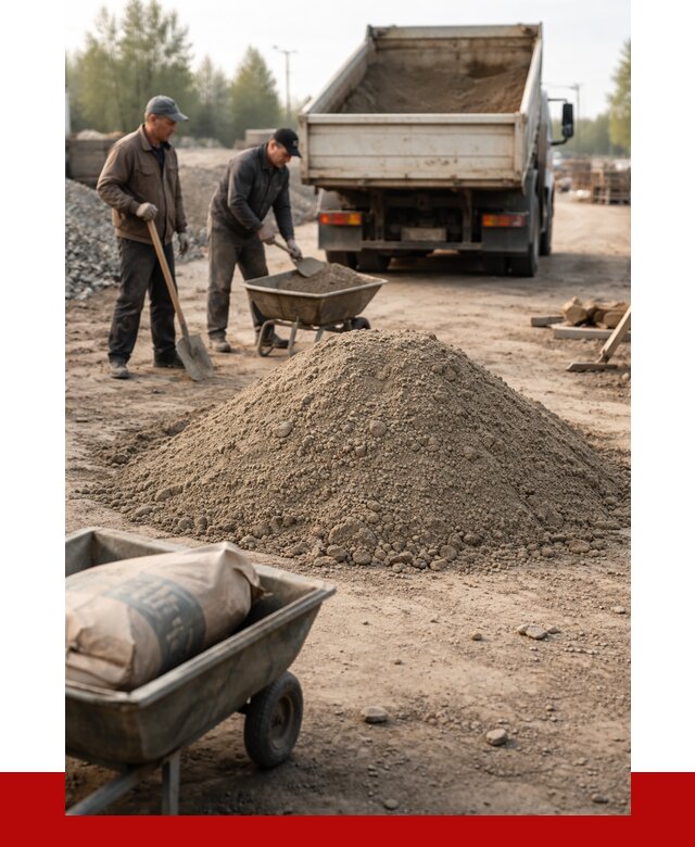 Цементно-песчаная смесь М150 в Нижневартовске от 4869 р. | ПРОНЕРУДНжт