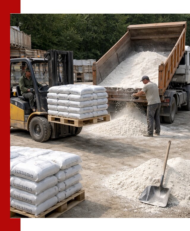 Доставка строительной извести оптом и в розницу в Нижневартовске