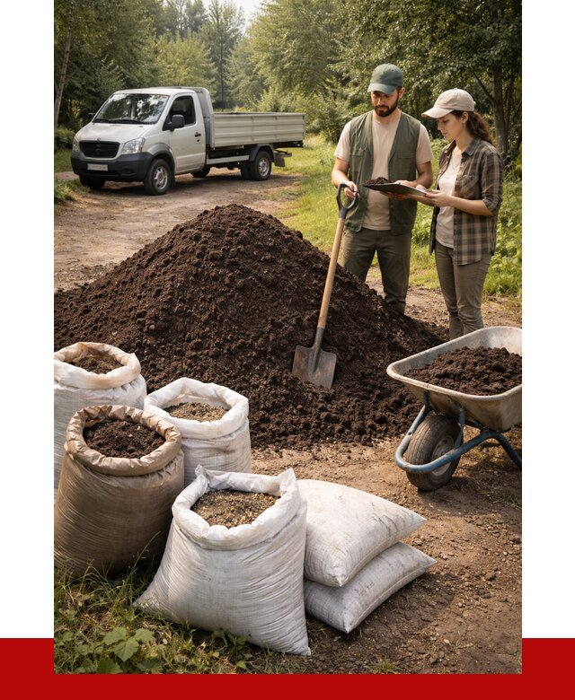 Купить грунт с доставкой в Нижневартовске от 4662 р. за м3 | ПРОНЕРУДНжт
