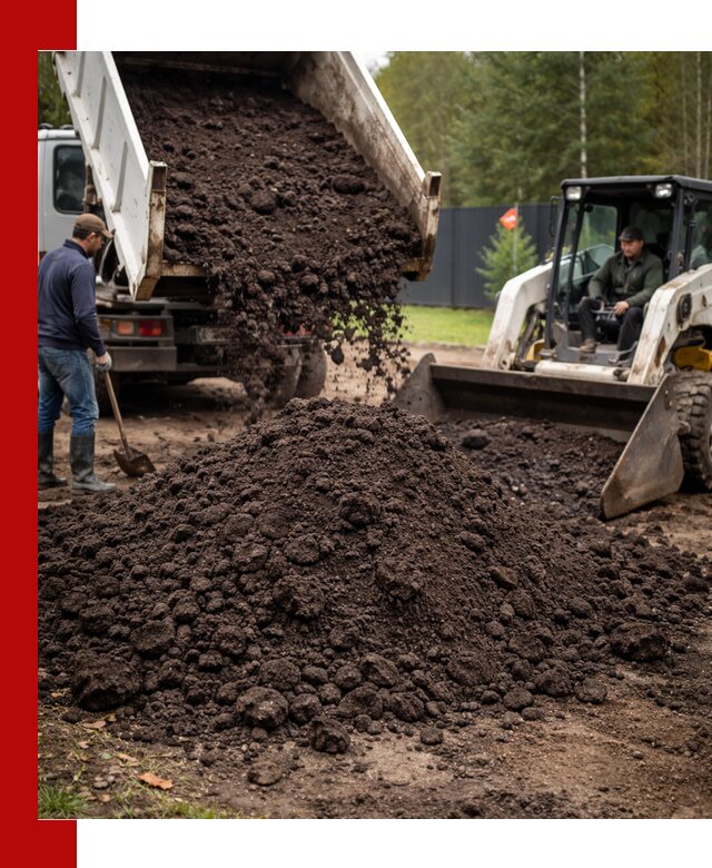 Плодородный грунт с доставкой в Нижневартовске для садов и огородов