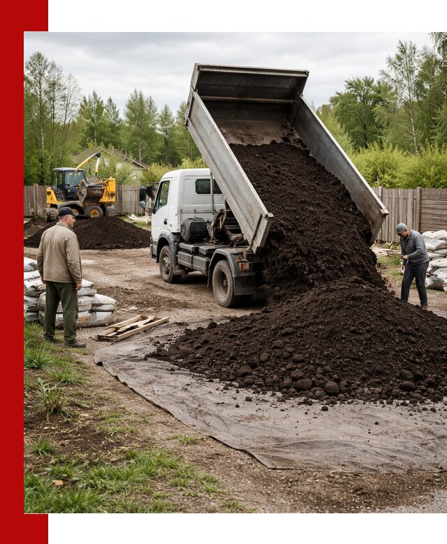 Доставка качественного почвогрунта в Нижневартовске оптом и в розницу