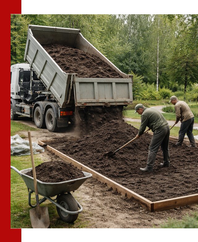 Доставка грунта для озеленения и благоустройства в Нижневартовске