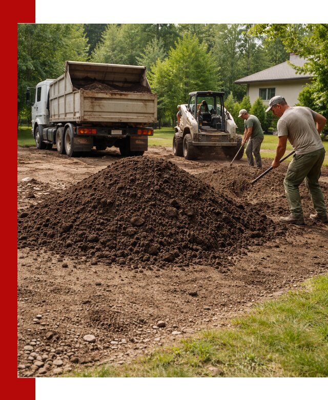 Доставка и укладка грунта для газона в Нижневартовске